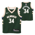 Milwaukee Bucks Nike Icon Replica Jersey - Giannis Antetokounmpo - Toddler