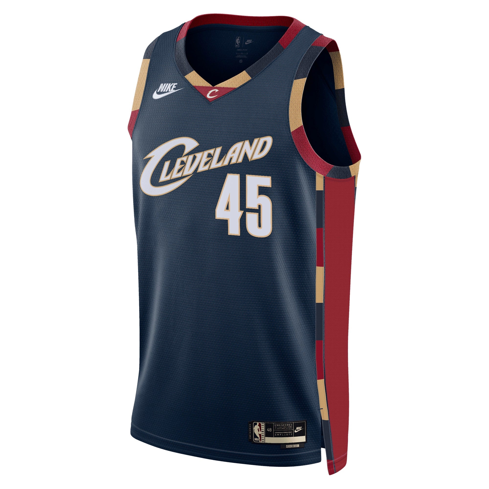 Cleveland Cavaliers Nike Classic Edition Jersey - Navy - Donovan Mitchell - Unisex